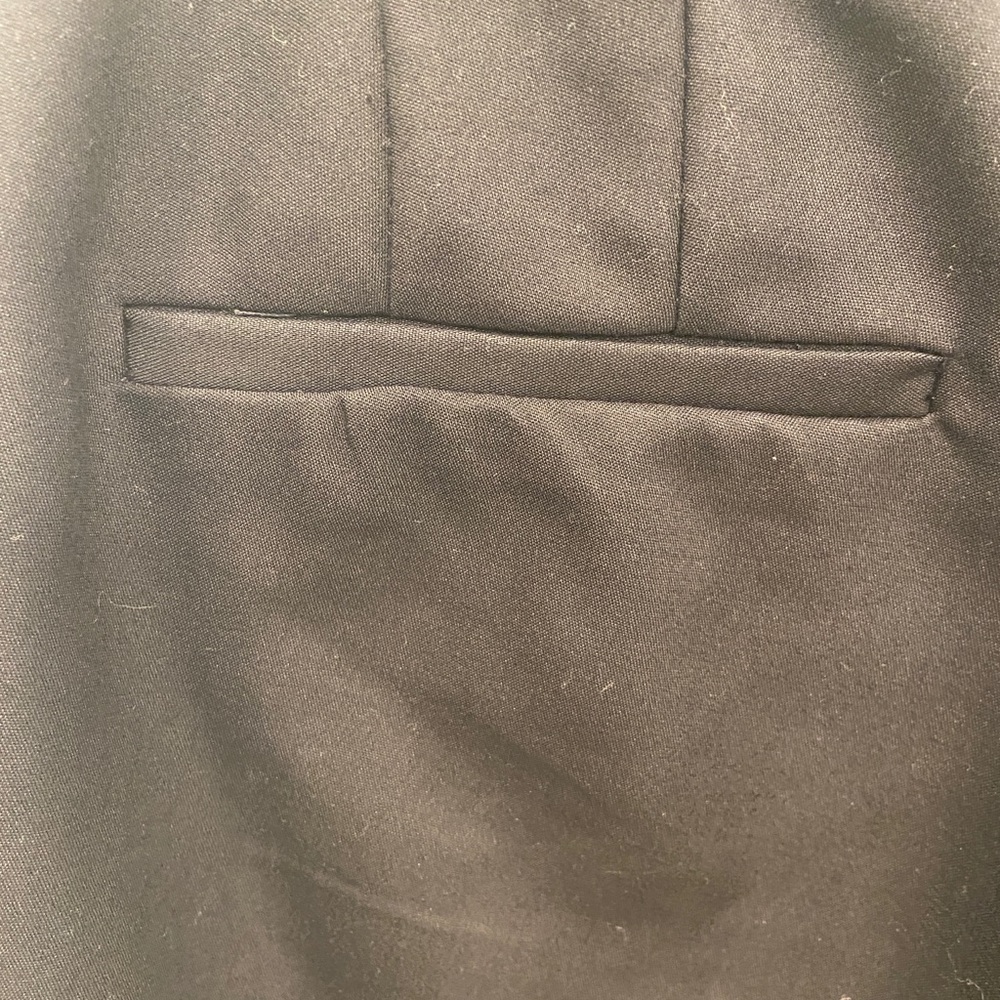 Zara Basic Collection Cropped Flat Front Stripe T… - image 11